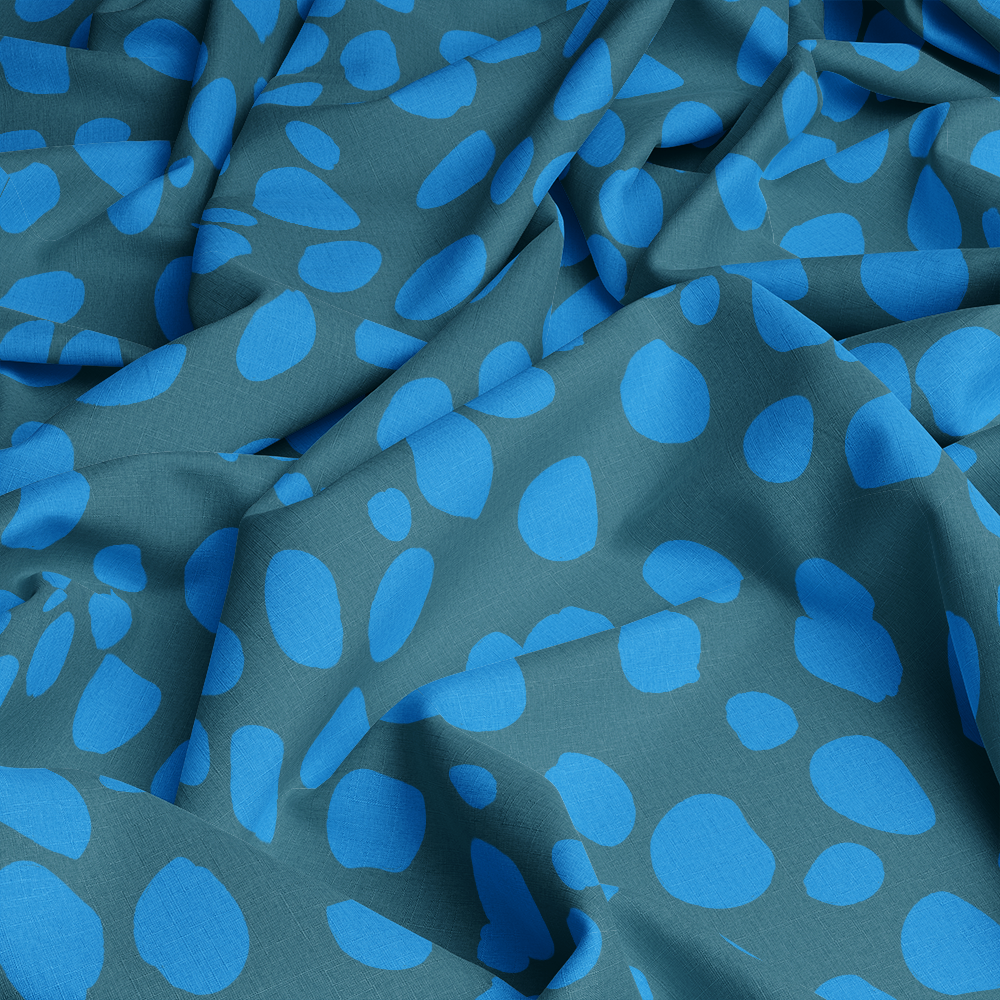 Dalmation Spot Dusty Blue