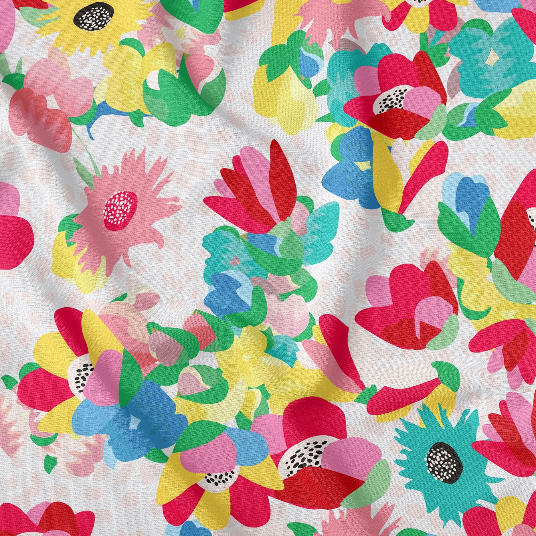 Fiestas Floral Bright White