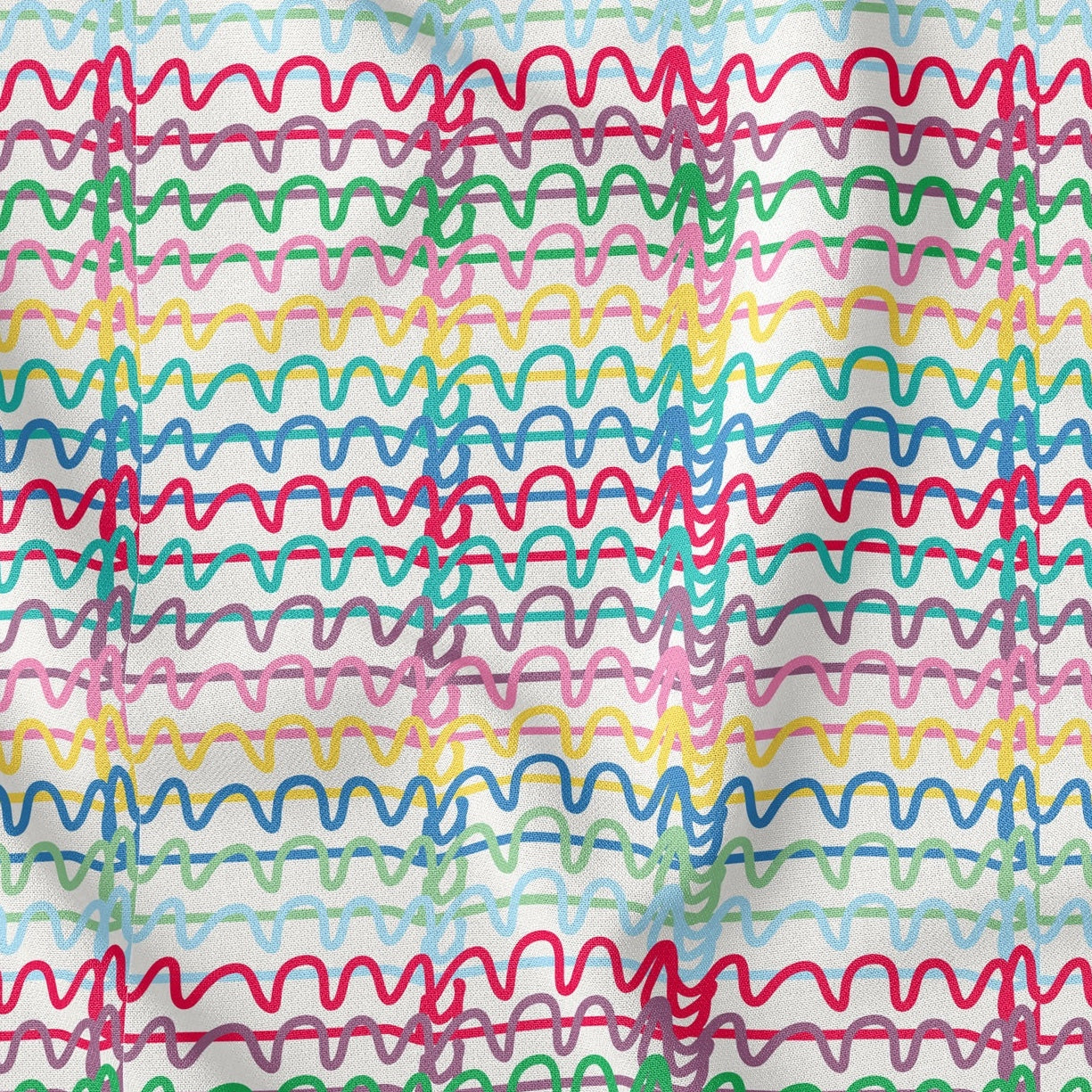 Wire Bind Fiestas White Print On-Demand Fabric