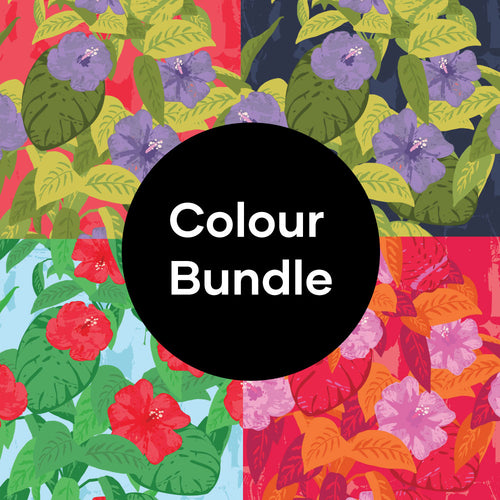 Abstract Hibiscus Colour Bundle EXCLUSIVE