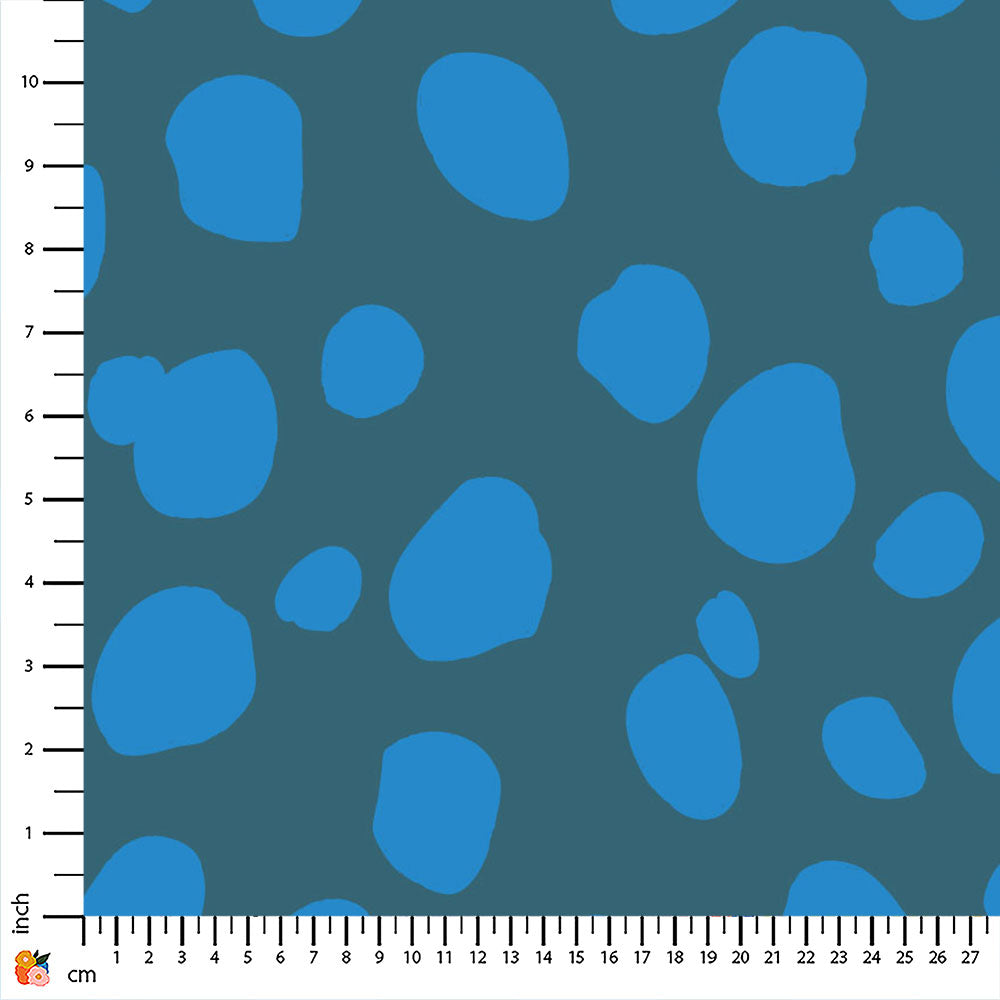 Dalmation Spot Dusty Blue