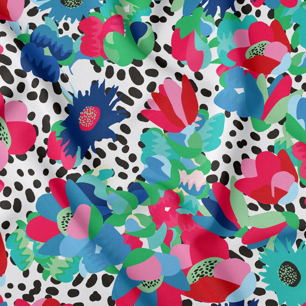 Fiestas Floral Bright Blues