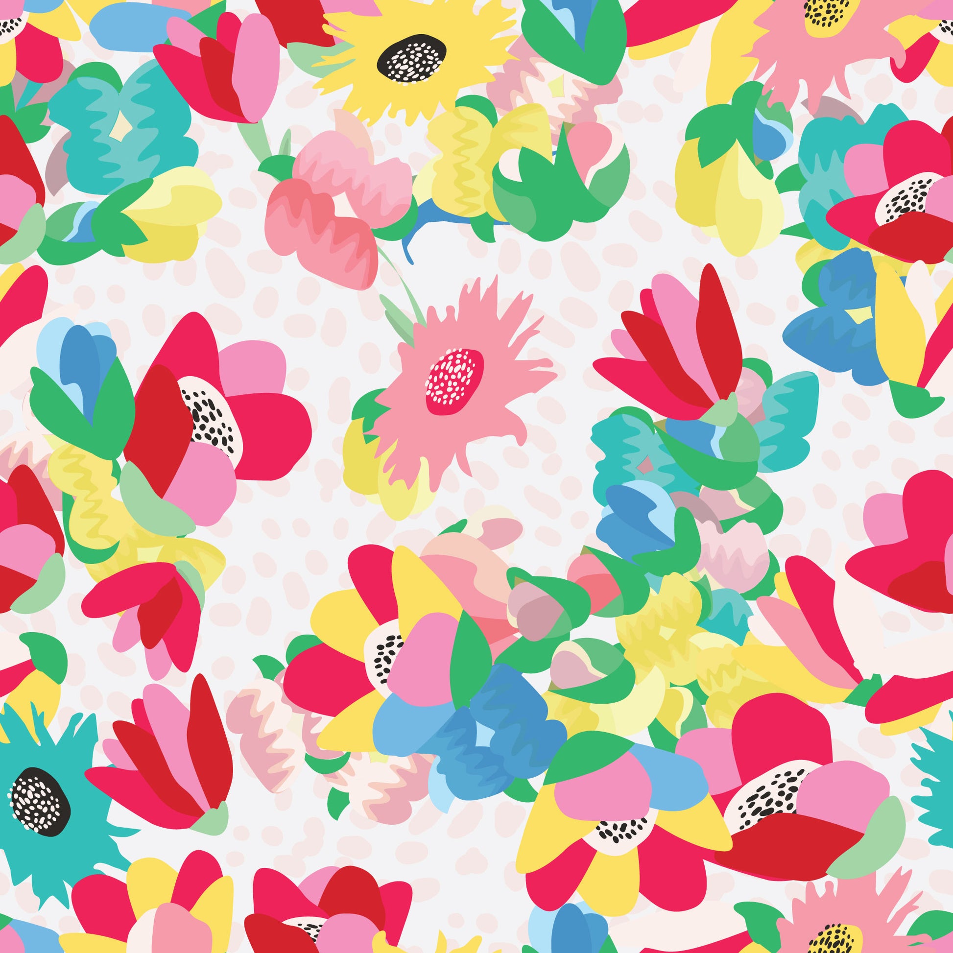 Fiestas Floral Bright White