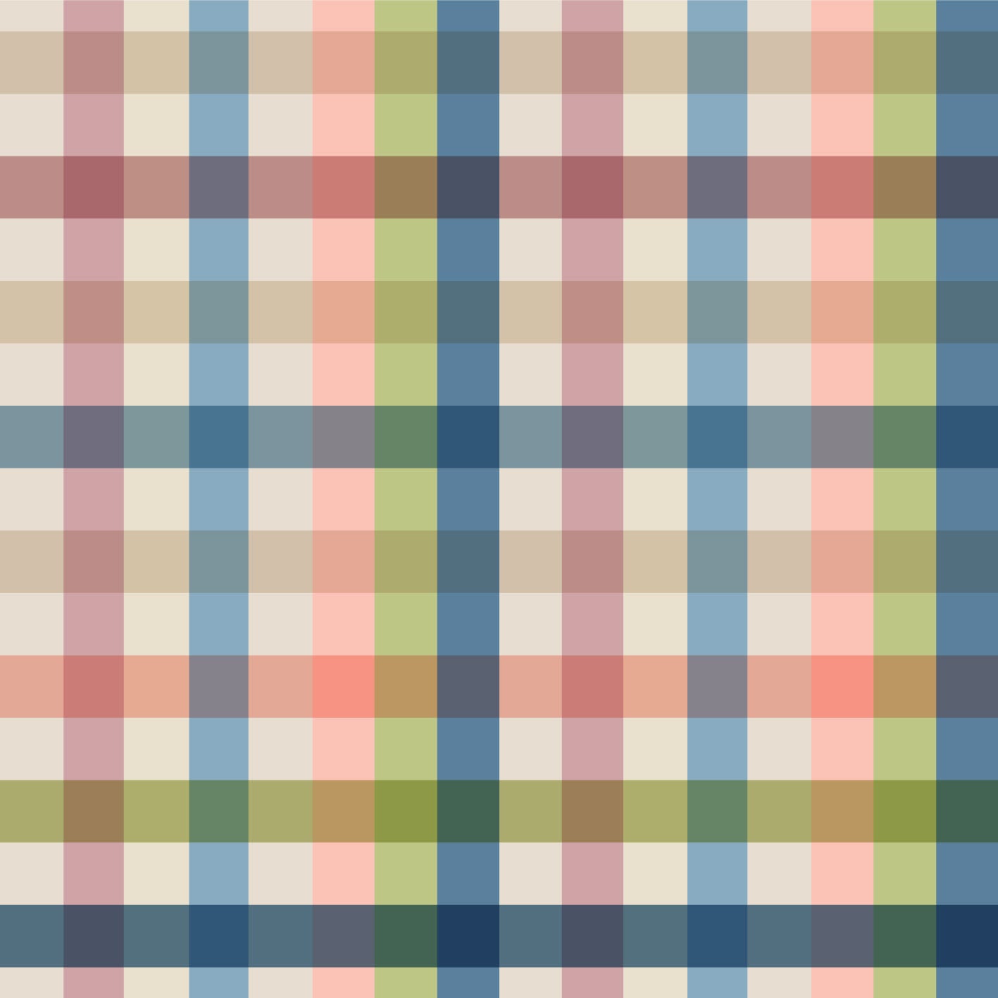 Jolie Check Dusty Blue