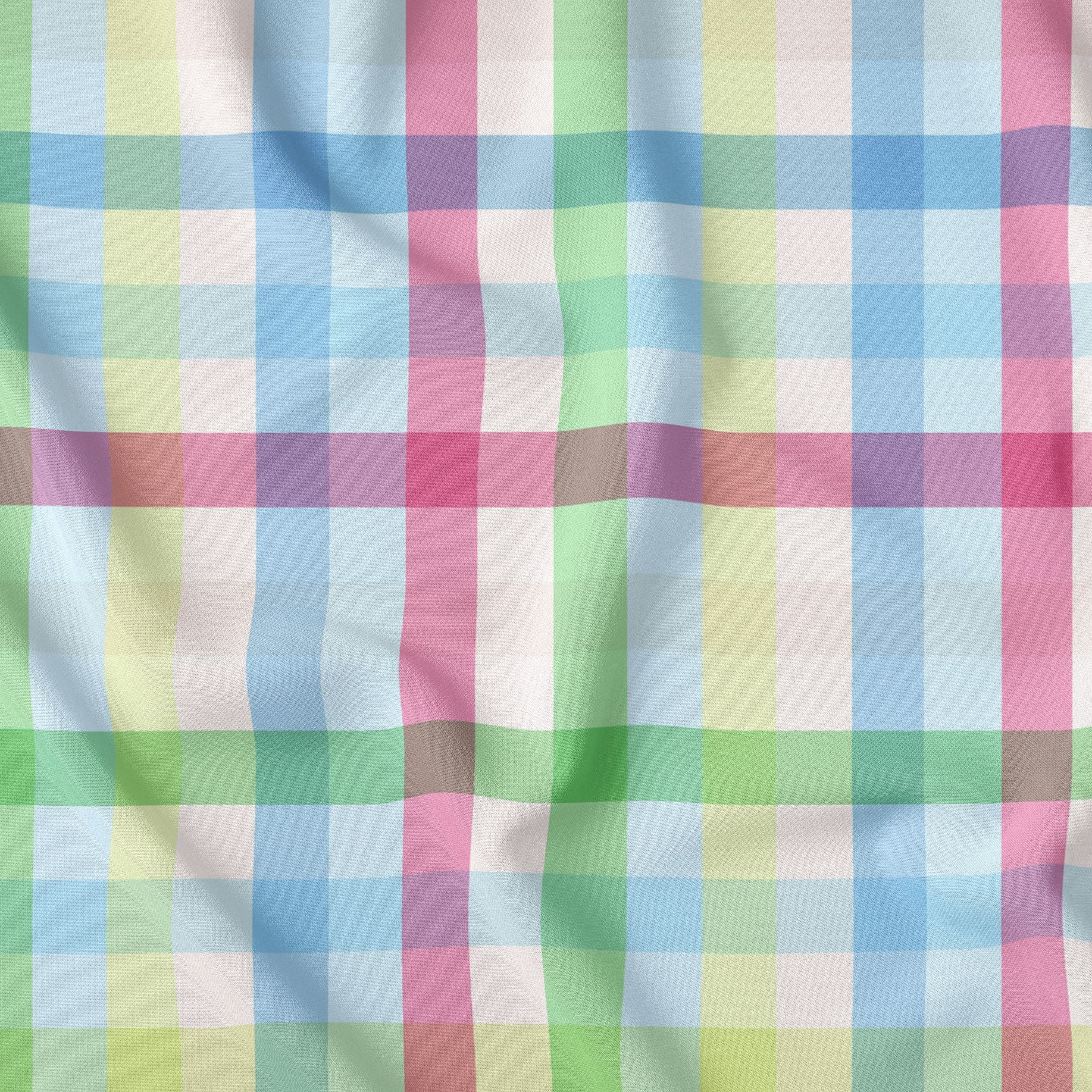 Jolie Gingham Fiestas White