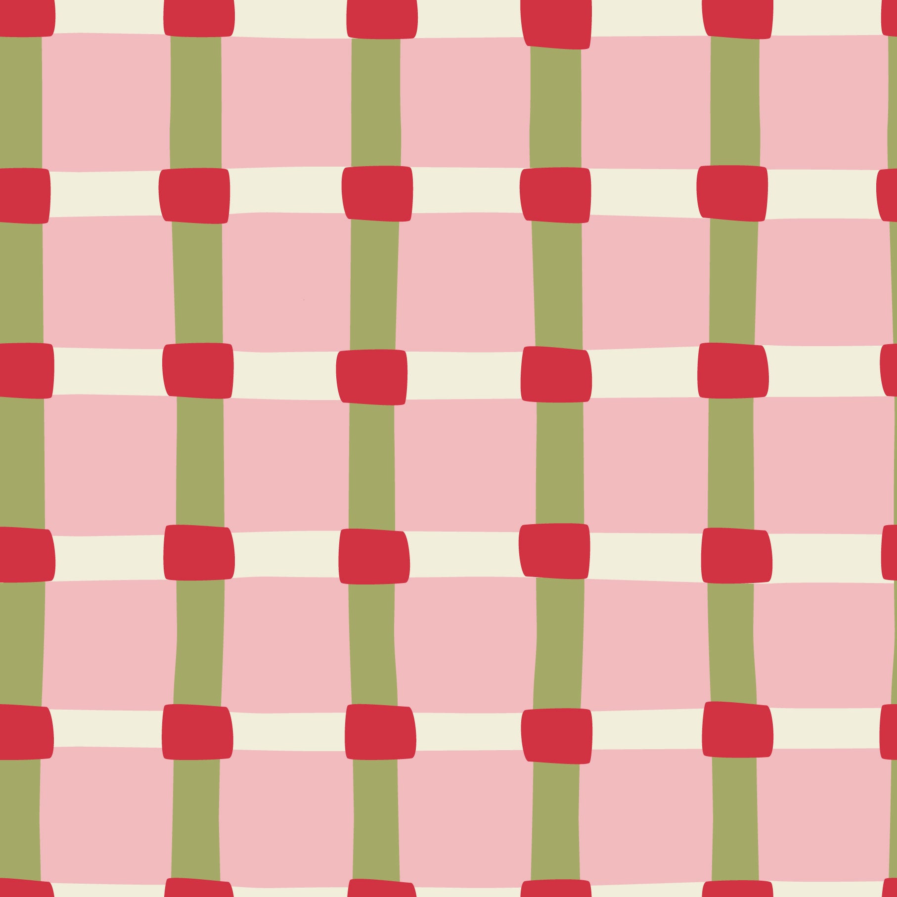 Open Weave Rosy Touch Print-On-Demand Fabric