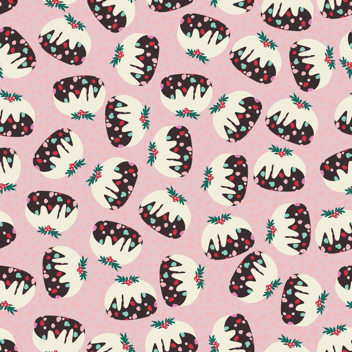 Petit Pudding Pale Lilac Print-On-Demand Fabric