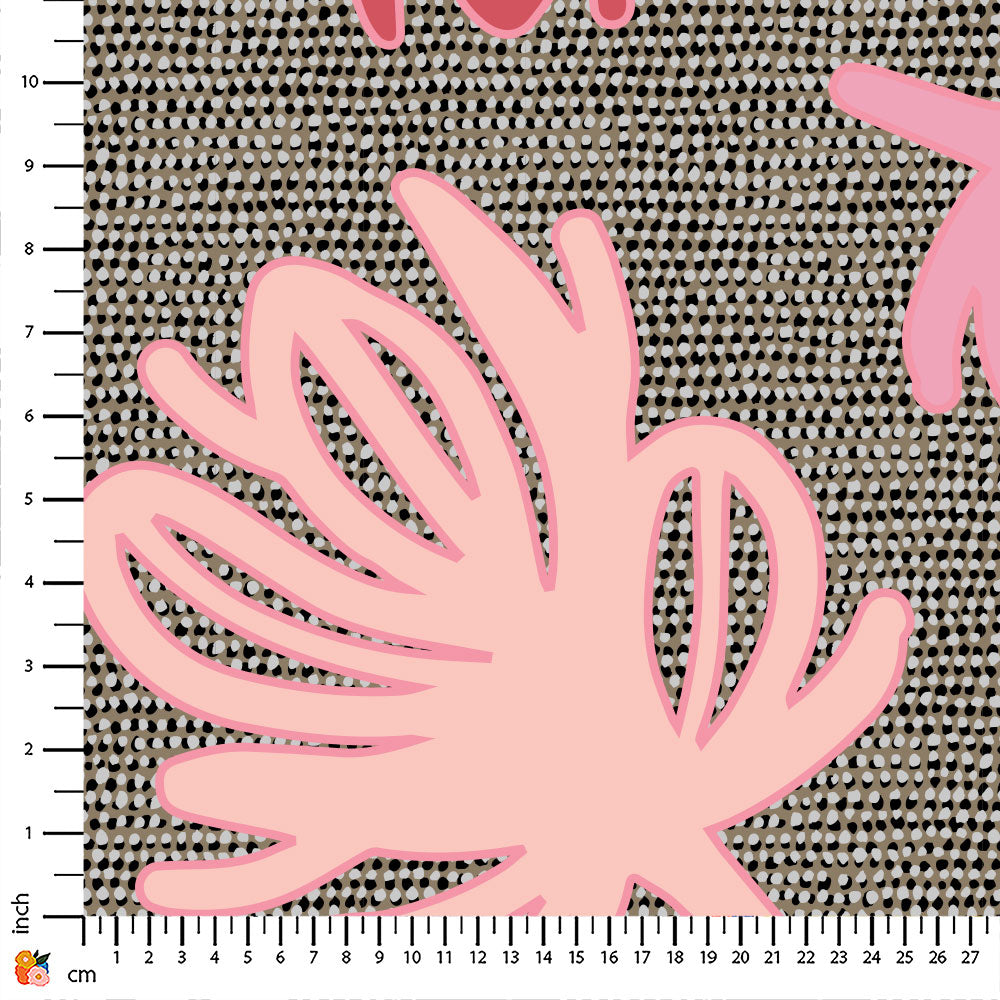 Block Flower Pink & Red