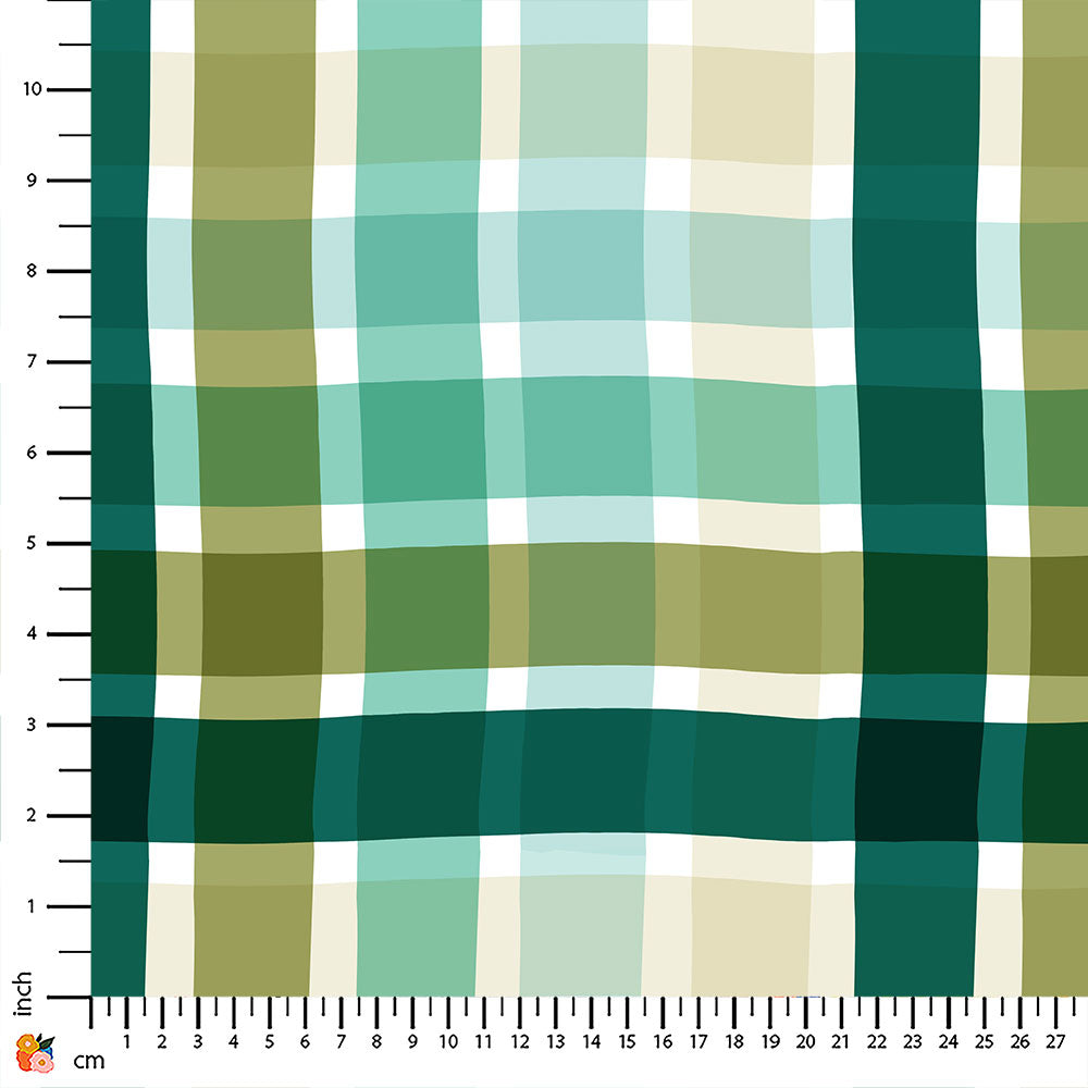 Tablecloth Cadmium Green Print-On-Demand Fabric