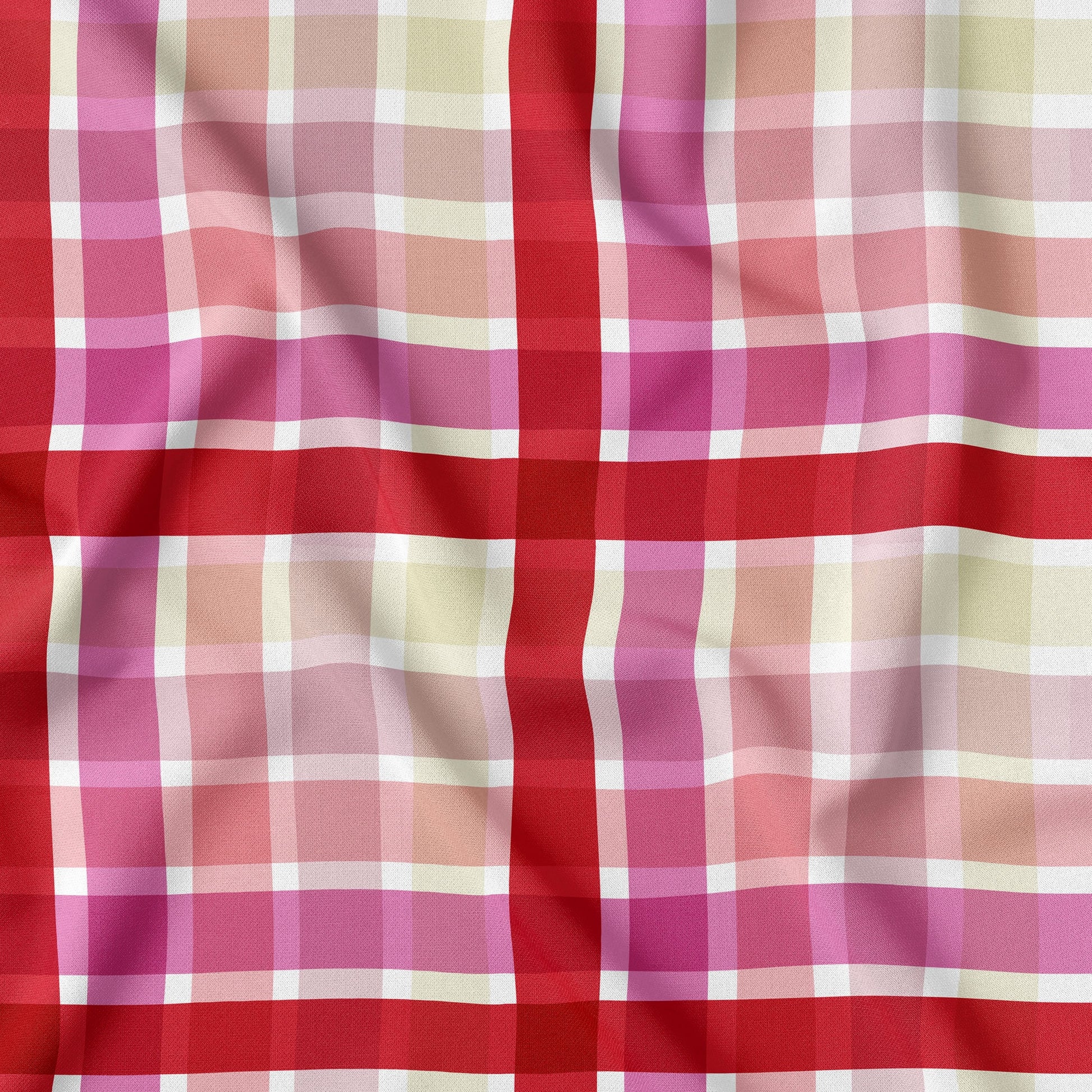 Tablecloth Poinsettia - Rosy Touch Print-On-Demand Fabric