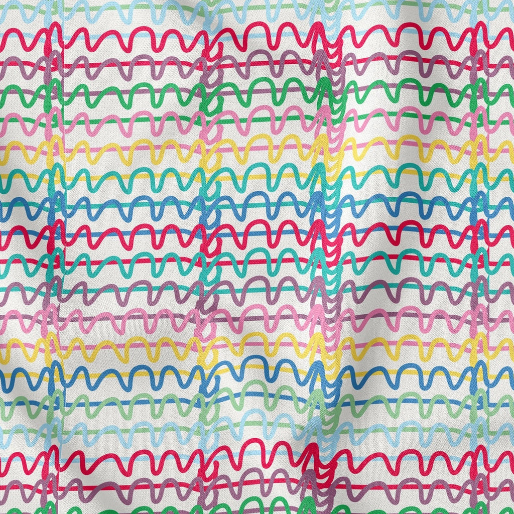 Wire Bind Fiestas White Print On-Demand Fabric