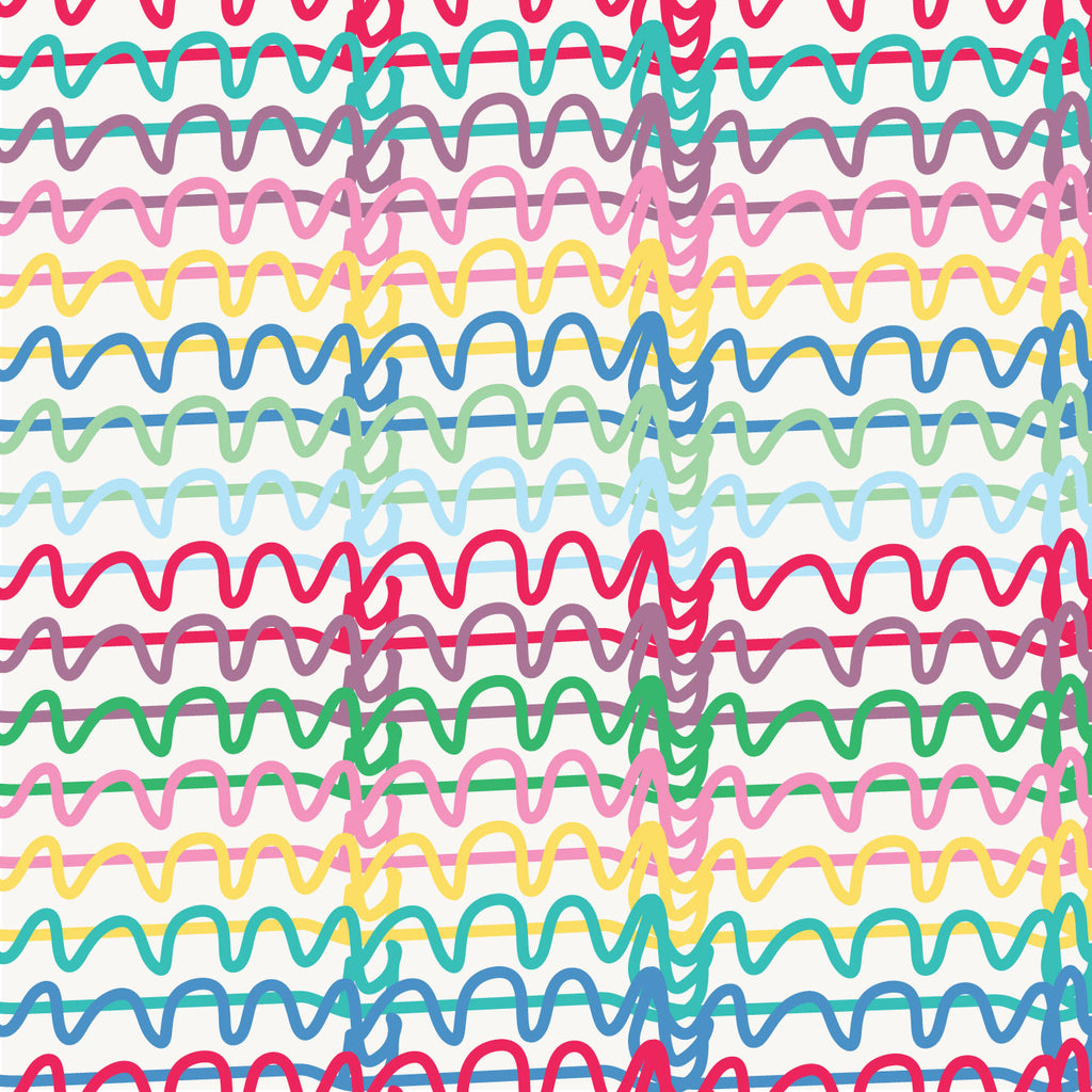 Wire Bind Fiestas White Print On-Demand Fabric